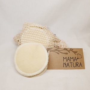 Gjenbrukbare sminkepads av 100% økologisk bomull - 6 stk fra Tierra Verde