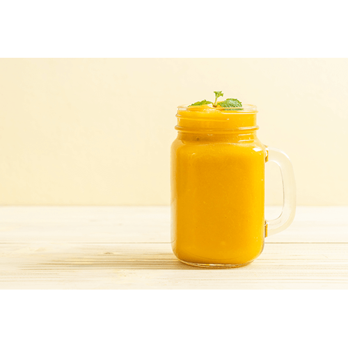 appelsin smoothie med beauty smoothie pulver fra Purasana