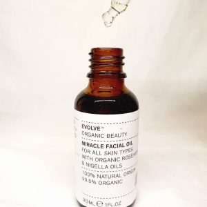 Økologisk ansiktsolje - EVOLVE Miracle Facial Oil 30ml - Ansiktsoljen åpnet