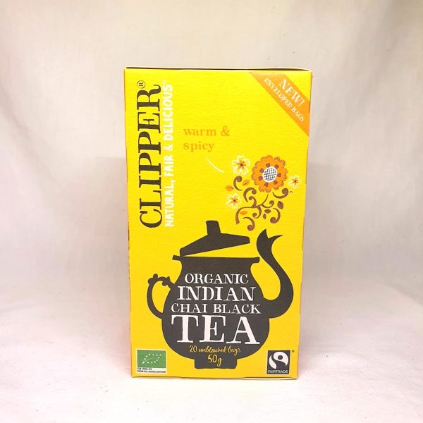 Nydelig chai te fra Clipper som kan også brukes til chai latte - Forside